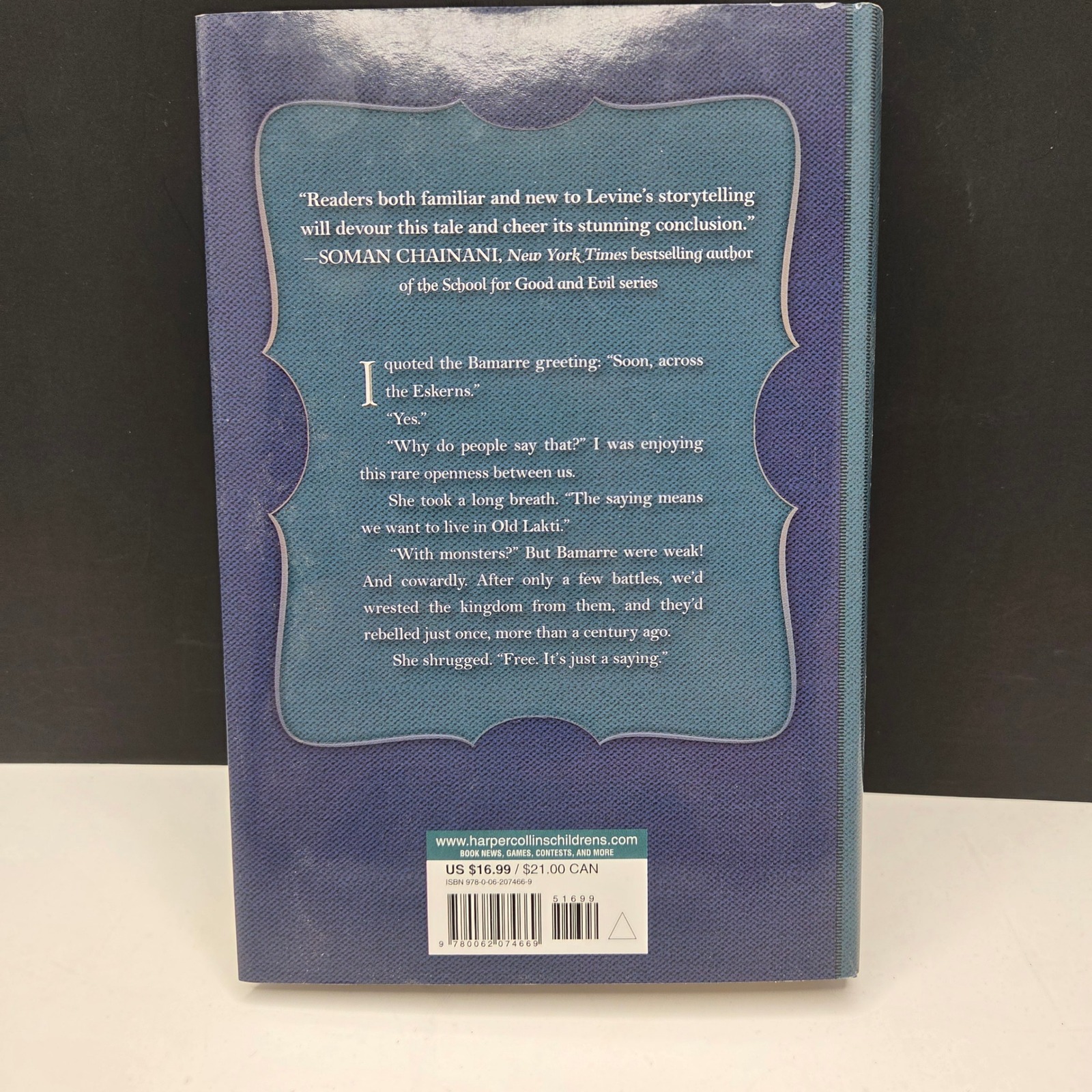 Gail Carson Levine The Lost Kingdom Of Bamarre First Edition Hardcover Blue Ya — image 2 of 6